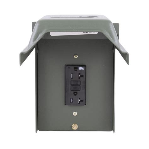 gfci outlet metal box|gfci outlet price home depot.